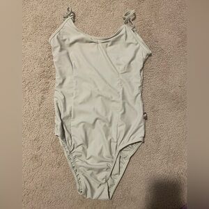 Green basic ballet leotard size L
